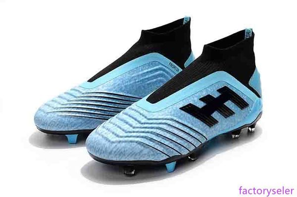 

mens soccer cleats predator 19.1 fg 18.1 soccer shoes predator 19 fg waterproof high ankle football boots outdoor 39-45