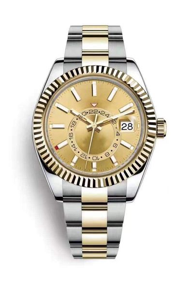 

x282 designer watches sky-dweller movement watches luxury watch master m326934 m326938, m326933 m326935, m326939, 42 mm dial, folding cla, Slivery;brown