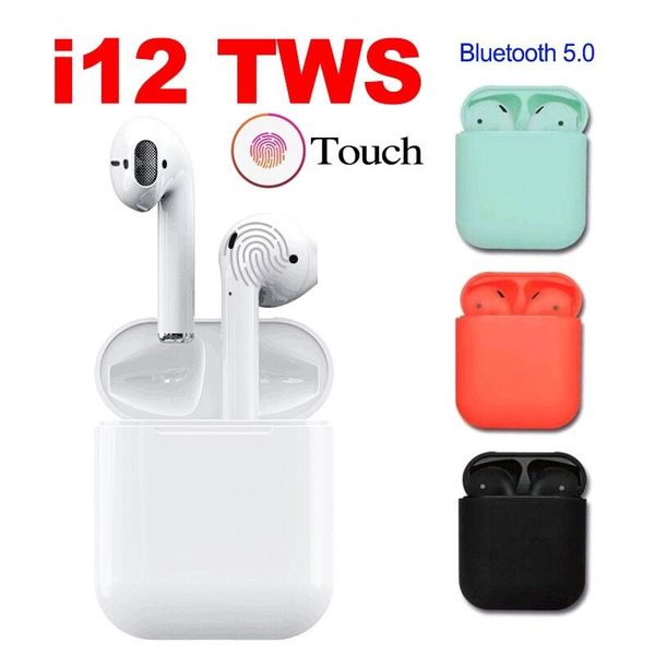 

I12 tw 1 1 air earbud bluetooth5 0 wirele earphone touch control binaural call tereo headphone head et pk i9 i10 i11