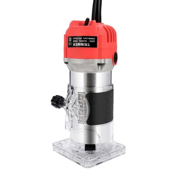 

800w woodworking electric trimming machine engraving electromechanical wood milling slotting machine