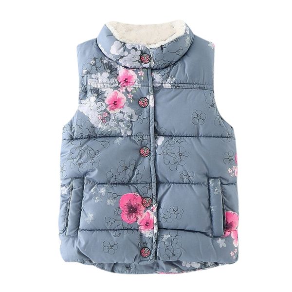 

coat for girls kid infant floral jackets baby toddler warm waistcoat clothes winter warm coat clothing for baby casaco infantil, Blue
