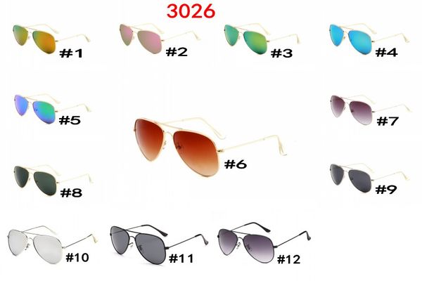 

uv400 full frame 3026 sunglasses for women men fashion accessories high q, White;black