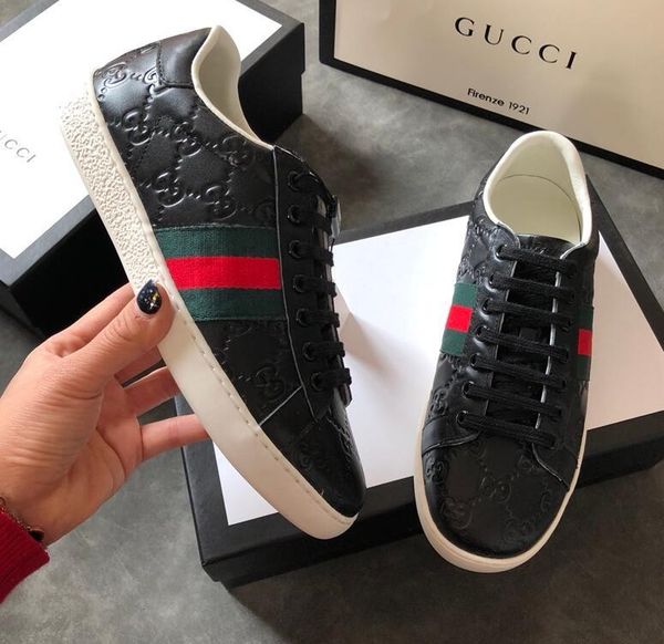 

2019 новый дизайнер Оптовая Мужчины Женщины роскошный дизайнер бренд мужчины и Женщины Повседневная обувь кожа спортивная обувь G низкая повседневная квартира открытый 666