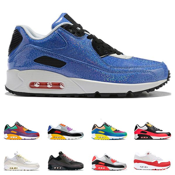 

new arrivel 90s running shoes for mens womens laser fuchsia bred viotech be true university red sports sneakers trainers size 36-45