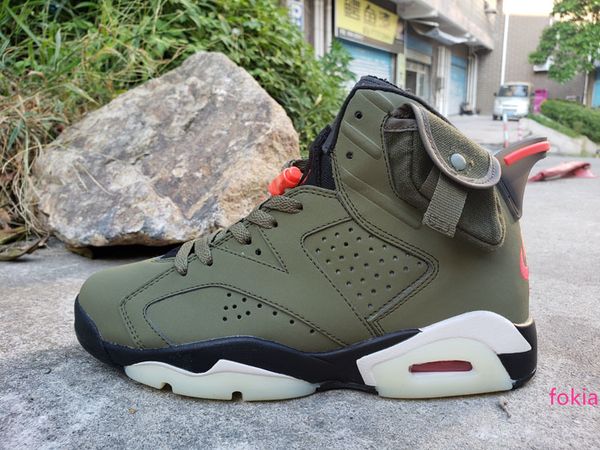 

6s basketball shoes for men travis scott x &nbspaj6 us snearkers original us size 40-46