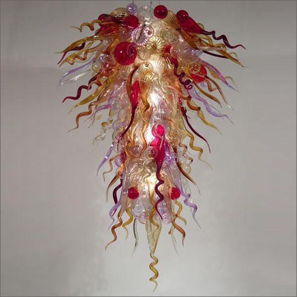 

dale chihuly style new designed blown glass chandelier lightings creative mouth blown glass chandelier lightings made in china