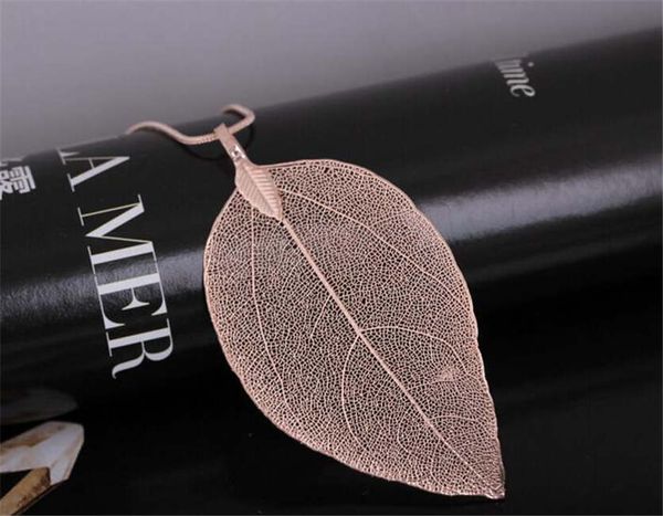 

leaf gold-plated long necklace personality simple leaf sweater chain dan392 mix order pendant necklaces, Silver