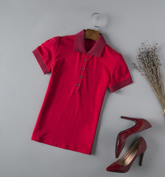 

Womens Designer T Shirts Tops Appliques Red Heart T Shirt Designer Brand T-shirts Print Poleras De Women Polo Shirts