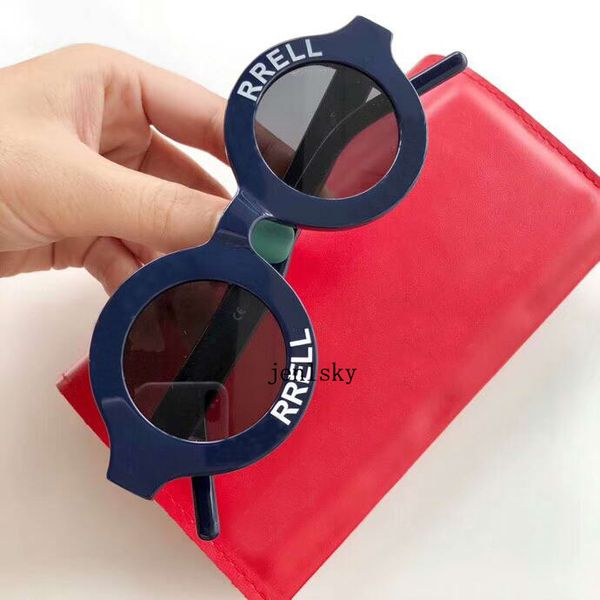 

with sunglasses sunglasses circle white rare sun round navy glasses new box shades glasses fashion bcqxs, White;black