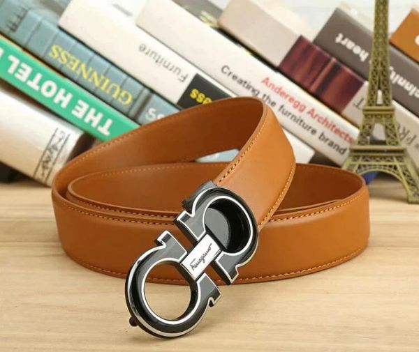 

genuine leather belt automatic buckle designer belts men women new mens belts belt delivery, Black;brown