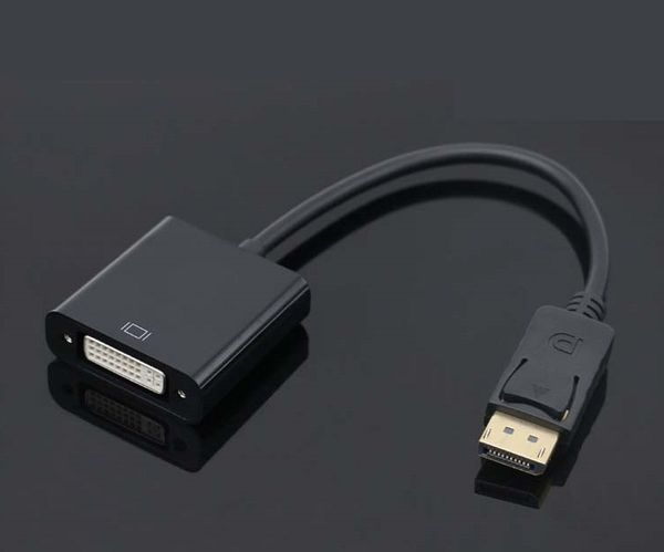 

displayport dp to dvi adapter display port to dvi cable adapter converter 1080p for monitor projector displays 50pcs/lot