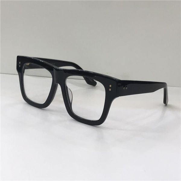 

fashion designer optical glassescreato square frame retro simple style transparent eyewear clear lenses with case, Black