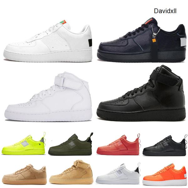 

1 men women fashion sneakers just black white orange utility volt black high low utility green red mens basketball skateboard shoes