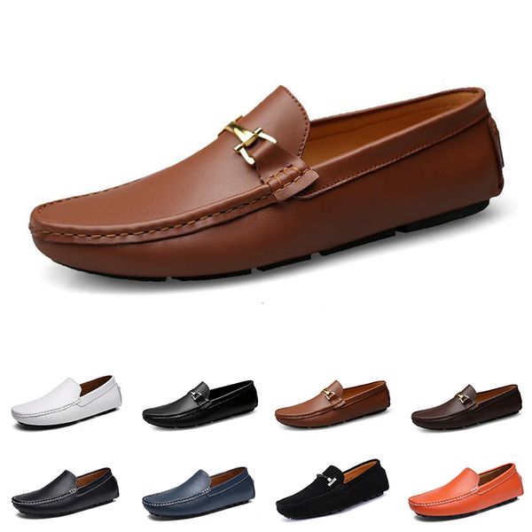 

2020 wholesale men casual shoes espadrilles triple black white brown wine red mens leather sneakers outdoor jogging walking color #16