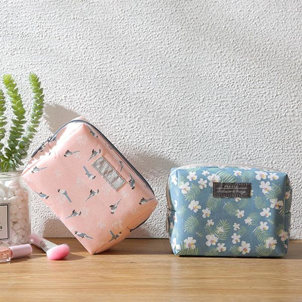 

2020 mini purse travel wash bag toiletry make up case sweet floral cosmetic bag organizer beauty pouch kit makeup pouch