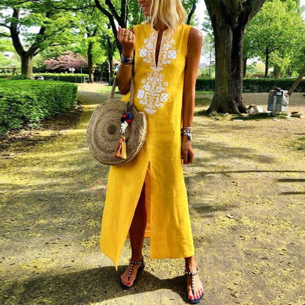 

платье sexy v свинцовая печать без рукавов longuette, White;black