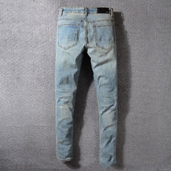 

new mens 2020 luxury designer jeans pour hommes slim fit motorcycle biker denim for men fashion designer hip hop mens designer swim shorts, Blue