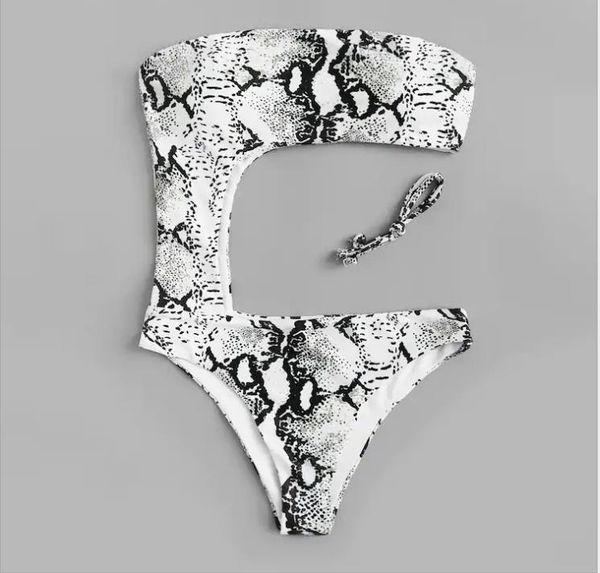 

swimwear female sensory connected bikini female swimwear leopard patterns