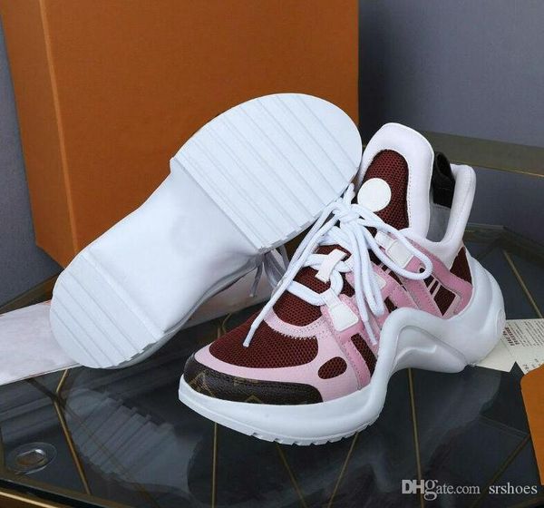 

2019 new designers mens womens shoes sneakers archlight old dad sneaker arch walking dress shoes chaussure, Black