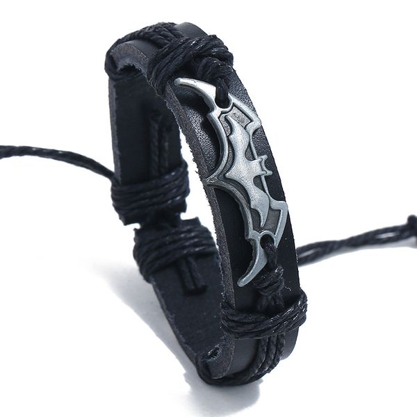 

тканые браслет сплава, аниме аксессуары, мужские кожаные ювелирные изделия персонализированные украшения, Golden;silver