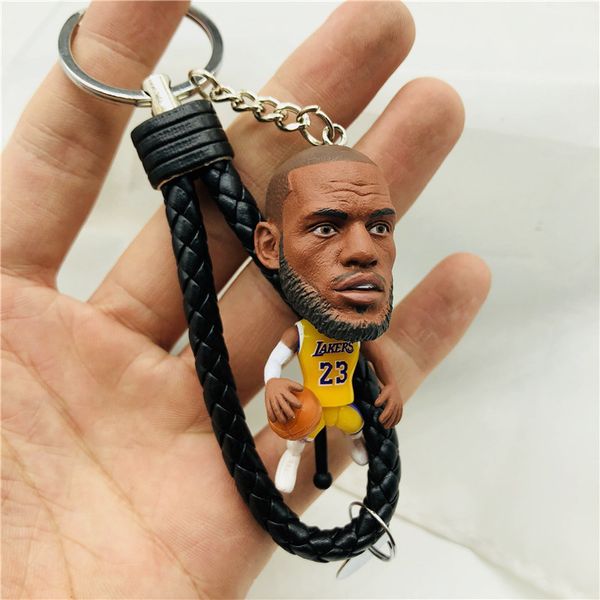 

Soccerwe Баскетбольная Звезда Кукла 23 # Джеймс с Кольцом Желтый Комплект Озеро Брелок