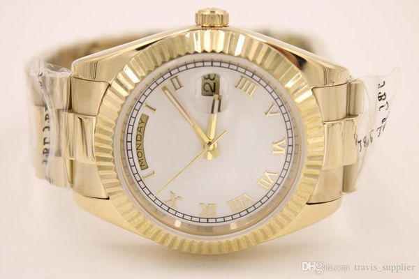 

2019 watches date watches for men brands titanium watches mans mechinal watch 40mm size sapphire glass ing, Slivery;brown