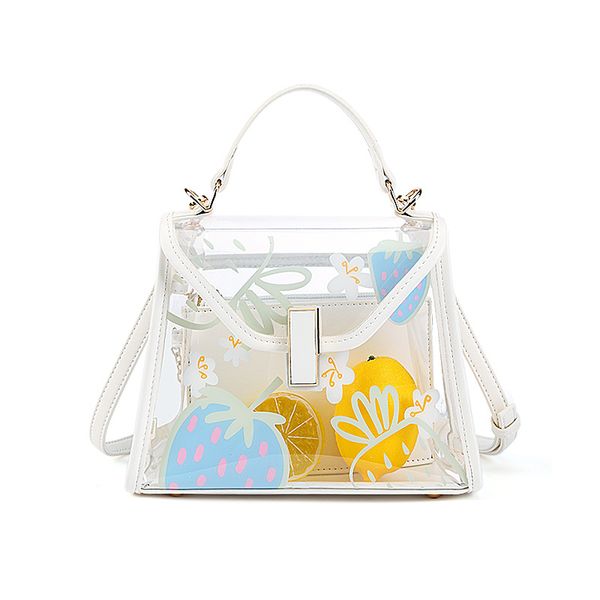 

2020 new clear transparent pvc shoulder bag women candy color purses and handbags handbags women bags designer sac a main