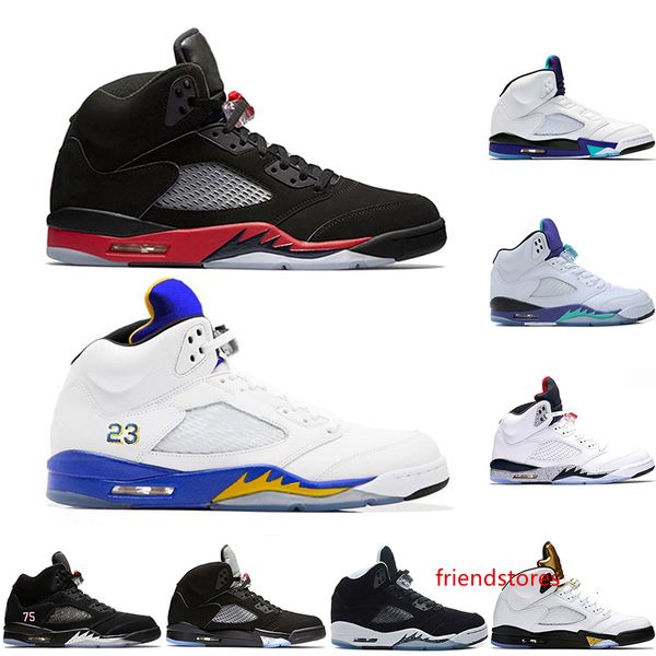 

2019 мужская 5 5s баскетбольная обувь выведена свежий принц международный полет виноград огонь красный мужчины тренер спорт дизайнер кроссов