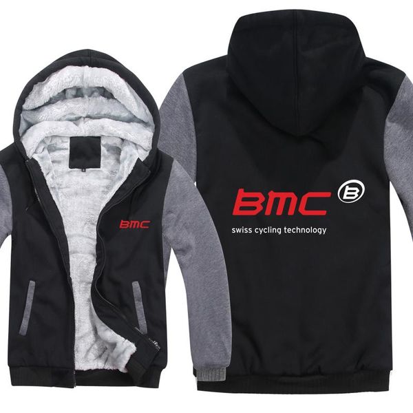 

winter for bmc switzerland hoodies men fashion wool liner jacket cyclinger sweatshirts men coat pullover