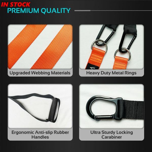 

suspension trainer straps kit resistance band bodyweight home workout exercise fitness straps