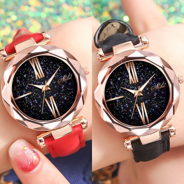 

korean fashion women's korean fashion with women's classic quartz watch classic quartz belt watch, Blue