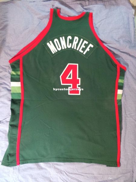 

mitchell ness m&n #4 sidney moncrief sewn jersey rare mens vest size xs-6xl stitched basketball jerseys ncaa, Black;blue
