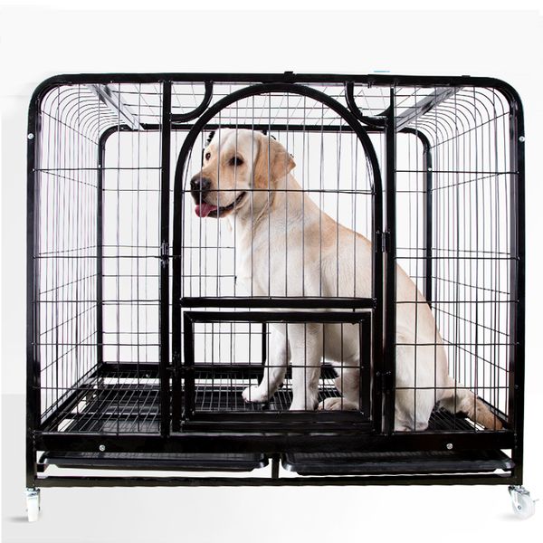 

dog cage small dog medium cage square tube teddy golden maosamo 78x54x72cm