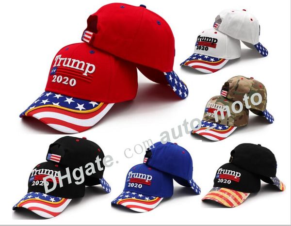 6 tipos de alta qualidade do sol americano chapéus donald trump 2020 republicano snapback esportes chapéus bonés de beisebol eua bandeira adultos dos homens das mulheres chapéu do esporte