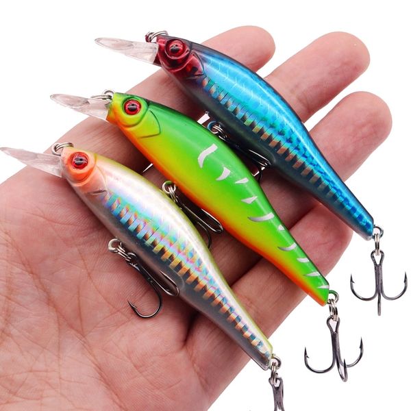 

new minnow fishing lure 9.5cm 11.5g laser crankbait hard bait wobblers peche bass trolling bait isca artificial for fishing