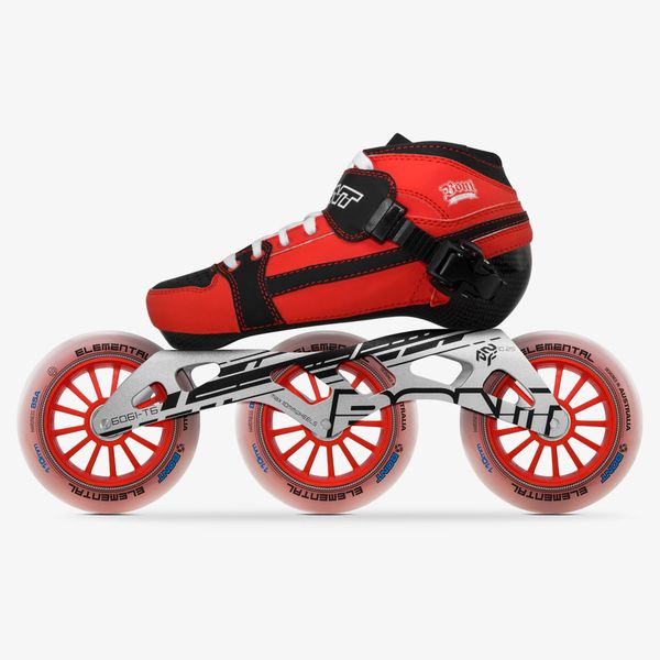 

100% original bont pursuit speed inline skates size 29-40 heatmoldable carbon fiber frame 3*90/100/110mm wheels racing patines