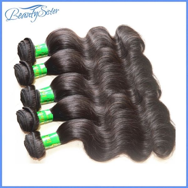 

10 индийской девственница тела волны волоса 5bundles 500g волос много необработанных людей пучки плести естественный цвет кутикул выровнена, Black