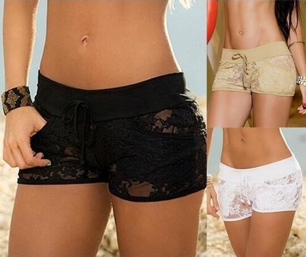 

women's lace g-string briefs panties thongs lingerie underwear knickers, Black;pink