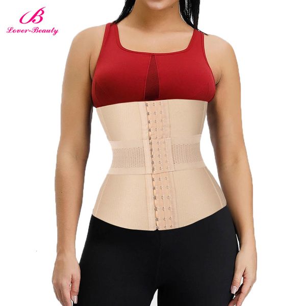 

corset lover beauty waist trainer slimming belt breathable women body shaper plus size after surgery postpartum tummy girdle