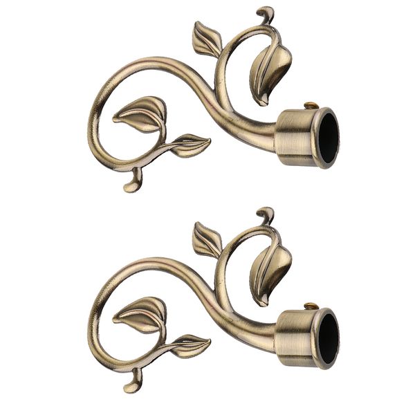 

1 pair decorative curtain drapery rod/pole finials ends for 22mm curtain poles