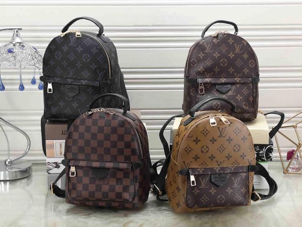 

Women 039 palm pring backpack bag brand children backpack 41560 genuine leather houlder bag mini backpack