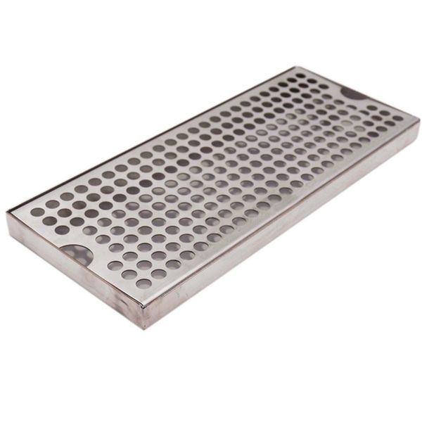 

surface mount drip tray no drain 304 stainless steel, homebrew beer drip tray