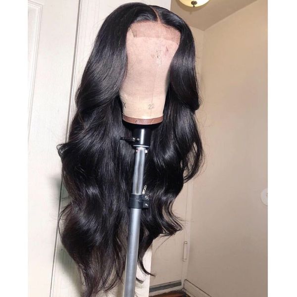 

brazilian virgin hair body wave weaves lace front wigs peruvian indian malaysian body wave remy full lace hair wigs for women black color, Black;brown