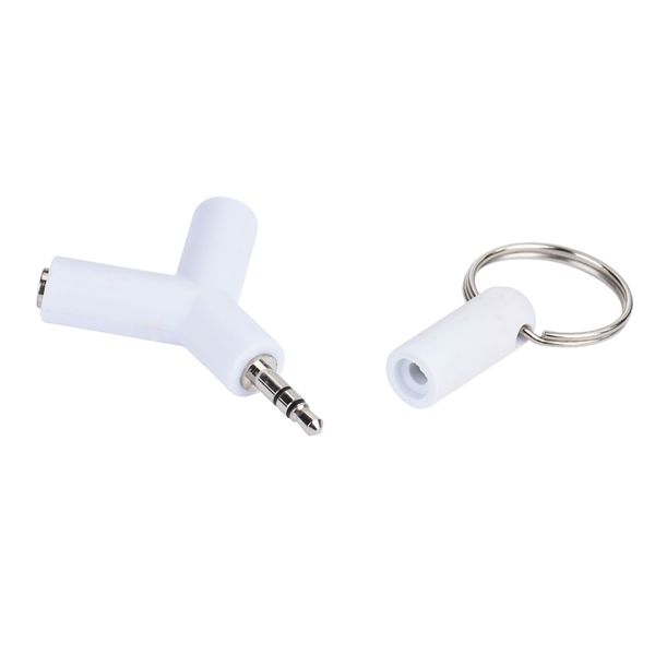 

cable accessary audio splitter y jack male to 2 female m/f for 3.5mm stereo earphone headphones speakers
