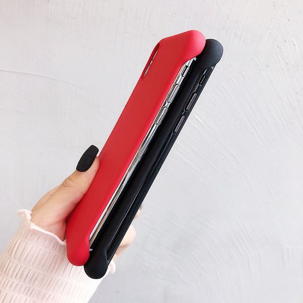 

case for apple xs max mobile phone case grinding borderless hard cover for iphone 6 6s 7 8 plus anti-drop protective case