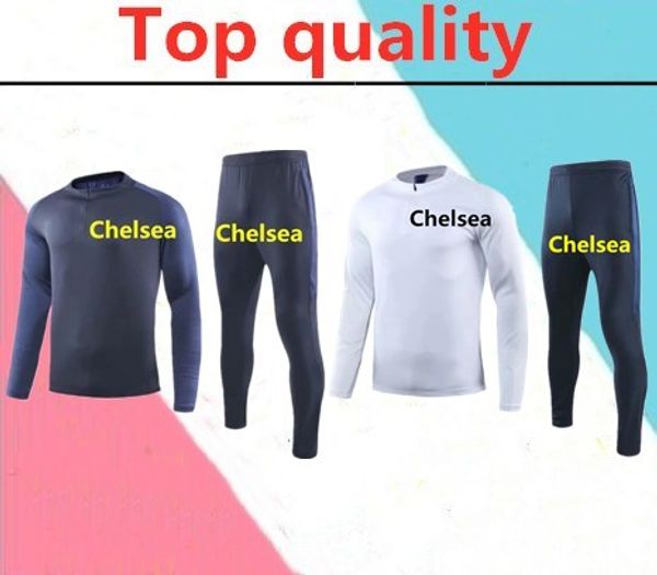 

2019 hazard diego costa oscar training suit 19 20 tracksuits long pants sportswear hazard training suit, Black