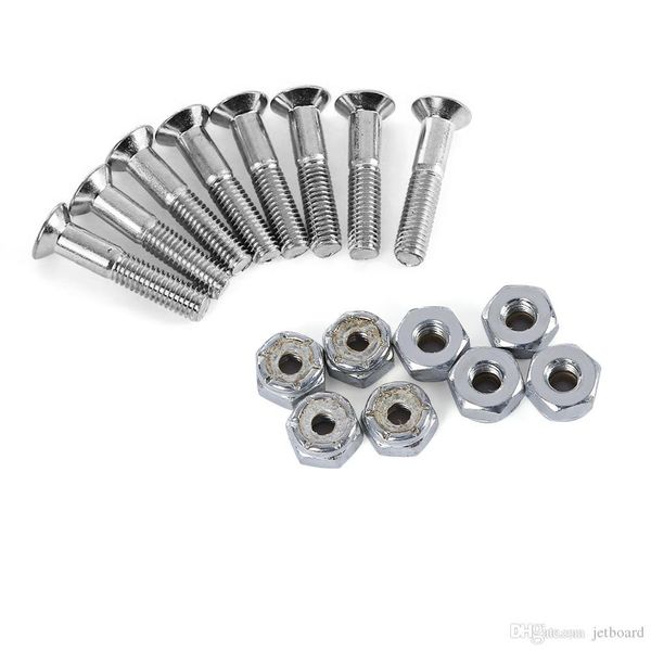 

professional skateboard customized parts hardware bolts and nuts kingpin in bulk 8pcs skateboard screw nut repair tool