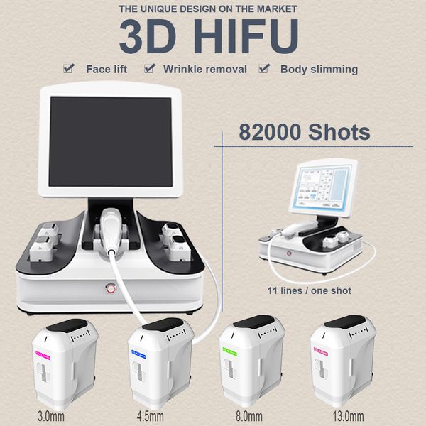 

3d hifu face lift slimming machine high intensity focused ultrasound 3d hifu anti aging machine skin rejuvenation fat reduction