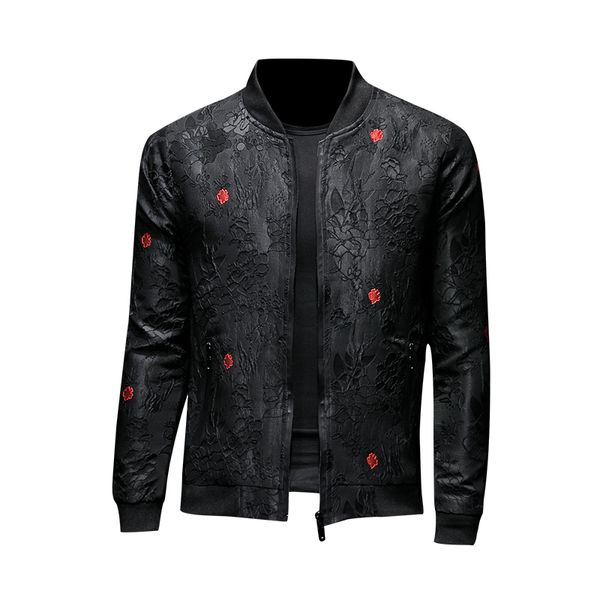 

new slim jacket men casual jacket men's, Black;brown
