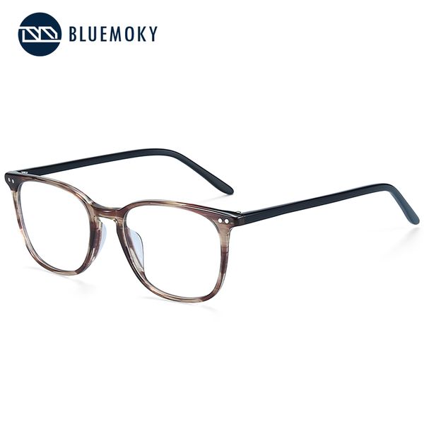 

bluemiky glasses frame for men eyeglasses optical myopia transparent eyeglasses clear glasses men bt2007 2019 new, Black